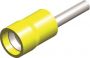 PVC INSULATED PIN TERMINALS YELLOW (2.8X14) (25PCS)