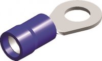 PVC INSULATED RING TERMINALS BLUE 10,5
