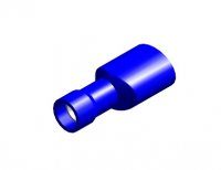 PVC KABELSCHOEN 1742 VROUW VOLLEDIG GEISOLEERD BLAUW 4,8X0,8 (1000ST)