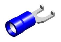 pvc kabelschoen 235 vork lip blauw m4 43 50st pvc kabelschoen 235 vork lip blauw m4 43 50st