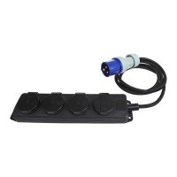 QUADRUPLE PRISE SCHUKO 1.5M CEE (1PC) QUADRUPLE PRISE SCHUKO 1.5M CEE (1PC)