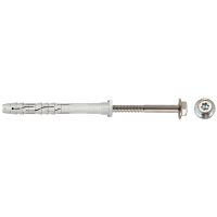 RAAMPLUG MET ZESKANTSCHROEF TYPE CB RVS A4 10X80 (50)