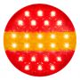 REAR LIGHT 12/24V 3 FUNCTIONS 140MM STI LED (1PC)