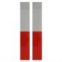 REFLECTEREND TAPE 5X30CM ROOD/WIT SET VAN 2 STUKS (1ST)