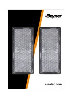 REFLECTEUR BLANC 85X39MM AUTO-ADHESIF AVEC PLAQUE DE BASE (2PC) REFLECTEUR BLANC 85X39MM AUTO-ADHESIF AVEC PLAQUE DE BASE (2PC)