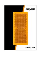 REFLECTOR ORANGE 82X36MM SELF ADHESIVE (2PC)