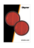 REFLECTOR RED 58MM SELF-ADHESIVE WITH BASE PLATE (2PC) REFLECTOR RED 58MM SELF-ADHESIVE WITH BASE PLATE (2PC)