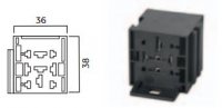 RELAY BASE 9-POLES (1PC)