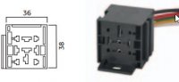 RELAY BASE 9-POLES (1PC)