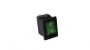ROCKER SWITCH MINI ON/OFF ILLUMINATED GREEN 12V 16A (1PC)