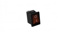 ROCKER SWITCH MINI ON/OFF ILLUMINATED RED 12V 16A (1PC)