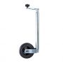 ROUE DE NEZ 35MM JANTE PLASTIQUE + PNEU CAOUTCHOUC 160X40MM (1PC)