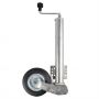 ROUE DE NEZ JANTE 60MM METAL + PNEU CAOUTCHOUC 200X60MM PLIABLE (1PC)
