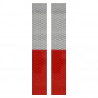 RUBAN REFLECHISSANT 5X30CM SET ROUGE / BLANC DE (2PC) (1PC) RUBAN REFLECHISSANT 5X30CM SET ROUGE / BLANC DE (2PC) (1PC)