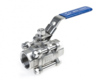 RVS 316 KOGELKRAAN 3-DELIG FB LD DR/DR 1/2 (1) RVS 316 KOGELKRAAN 3-DELIG FB LD DR/DR 1/2 (1)