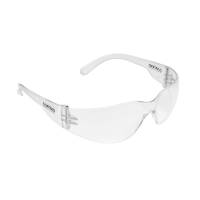 SAFETY GLASSES, CLEAR POLYCARBONATE LENS WITH ANTI-SCRATCH COATING (1PC)