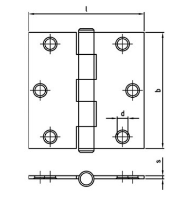 scharnier rvs a2 zware uitvoering 75x75 mm 2 scharnier rvs a2 zware uitvoering 75x75 mm 2