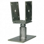 SHELF BRACKET HEAVY 30X250X400 WHITE