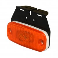 SIDE MARKER LAMP 10-30V ORANGE 110X45MM LED + HOLDER (1PC)