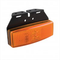 SIDE MARKER LAMP 12/24V ORANGE 110X40MM LED + HOLDER (1PC)