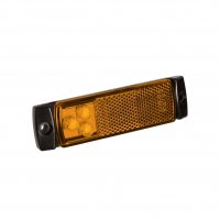 SIDE MARKER LAMP 12/24V ORANGE 126X30MM LED (1PC)