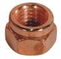 SLOTTED NUT 14441 COPPER PLATED M8X1,00 HEX12 (100)