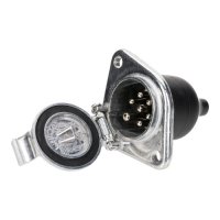 SOCLE ALUMINIUM 24V 7 PÔLES I1185 TERMINAL CONNECTION TYPE N (005816.00) (1PC) SOCLE ALUMINIUM 24V 7 PÔLES I1185 TERMINAL CONNECTION TYPE N (005816.00) (1PC)