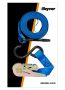 SPANBAND BLAUW MET RATEL + 2 HAKEN 5 METER (1ST)