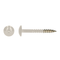 SS304 TRESPO TRUSS HEAD WOOD SCREWS WITH SIX LOBE DRIVE 4,8X25 R9001 A2 (100)