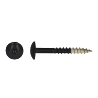 SS304 TRESPO TRUSS HEAD WOOD SCREWS WITH SIX LOBE DRIVE 4,8X25 R9005 A2 (100)