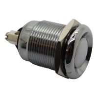 SWITCH PUSH BUTTON STAINLESS STEEL (1PC)