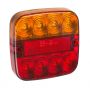 TAIL LIGHT 12V 5 FUNCTIONS 107X107MM 8LED (1PC)