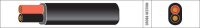THIN WALL 2 CORE AUTO CABLE PVC 2X1,5MM2 FLAT BLACK/RED (1M100/ROLL)