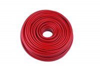 THIN WALL SINGLE CORE AUTO CABLE PVC 10,0MM2 RED (1M-100/ROLL)