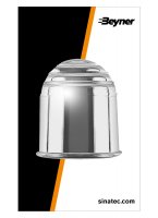 TOW HOOK CAP CHROME (1PC)