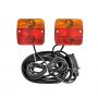 TRAILER LIGHT SET + MAGNETS 7,5 + 2,5M CABLE (1PC)