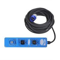 TRIPLE PRISE (2XSCHUKO + 1X2-USB) 20M CEE (1PC) TRIPLE PRISE (2XSCHUKO + 1X2-USB) 20M CEE (1PC)