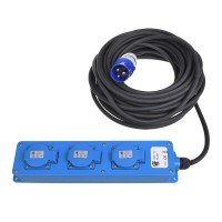 TRIPLE PRISE SCHUKO 10M CEE (1PC) TRIPLE PRISE SCHUKO 10M CEE (1PC)