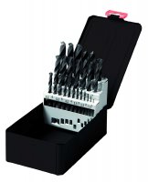 TWIST DRILL SET HSS FORGED 25-PIECE (1PC)