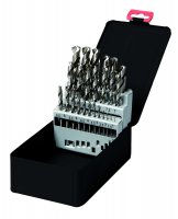 TWIST DRILL SET HSS-S POLISHED 25-PIECE (1PC)