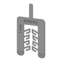 UITVULPLAATJES 1X40X55 WIT (1000ST) (1)