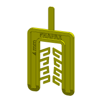 UITVULPLAATJES 4X40X55 GEEL (1000ST) (1)