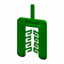 UITVULPLAATJES 5X40X55 GROEN (1000ST) (1)