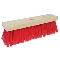 UNIMOTIVE BROOM HEAD PVC BRISTLES RED (STICK Ø23) 30CM (1PC)