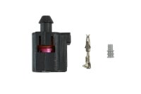 VAG CONNECTOR FEMALE OE: 1J0973701A 1-WAY + TERMINALS EN SEALS (5 SETS)