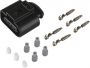 VAG CONNECTOR FEMALE OE: 1J0973704 4-WAY + TERMINALS AND SEALS (1 SET) (1PC)