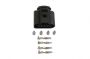 VAG CONNECTOR FEMALE OE: 1J0973704 4-WAY + TERMINALS AND SEALS (5 SETS) (1PC)