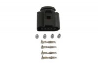 VAG CONNECTOR FEMALE OE: 1J0973704 4-WAY + TERMINALS EN SEALS (5 SETS)