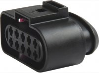 VAG CONNECTOR FEMALE OE: 1J0973735 10-WAY (10ST)