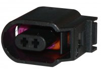VAG CONNECTOR FEMALE OE: 6E0973702 2-WAY (1PC)